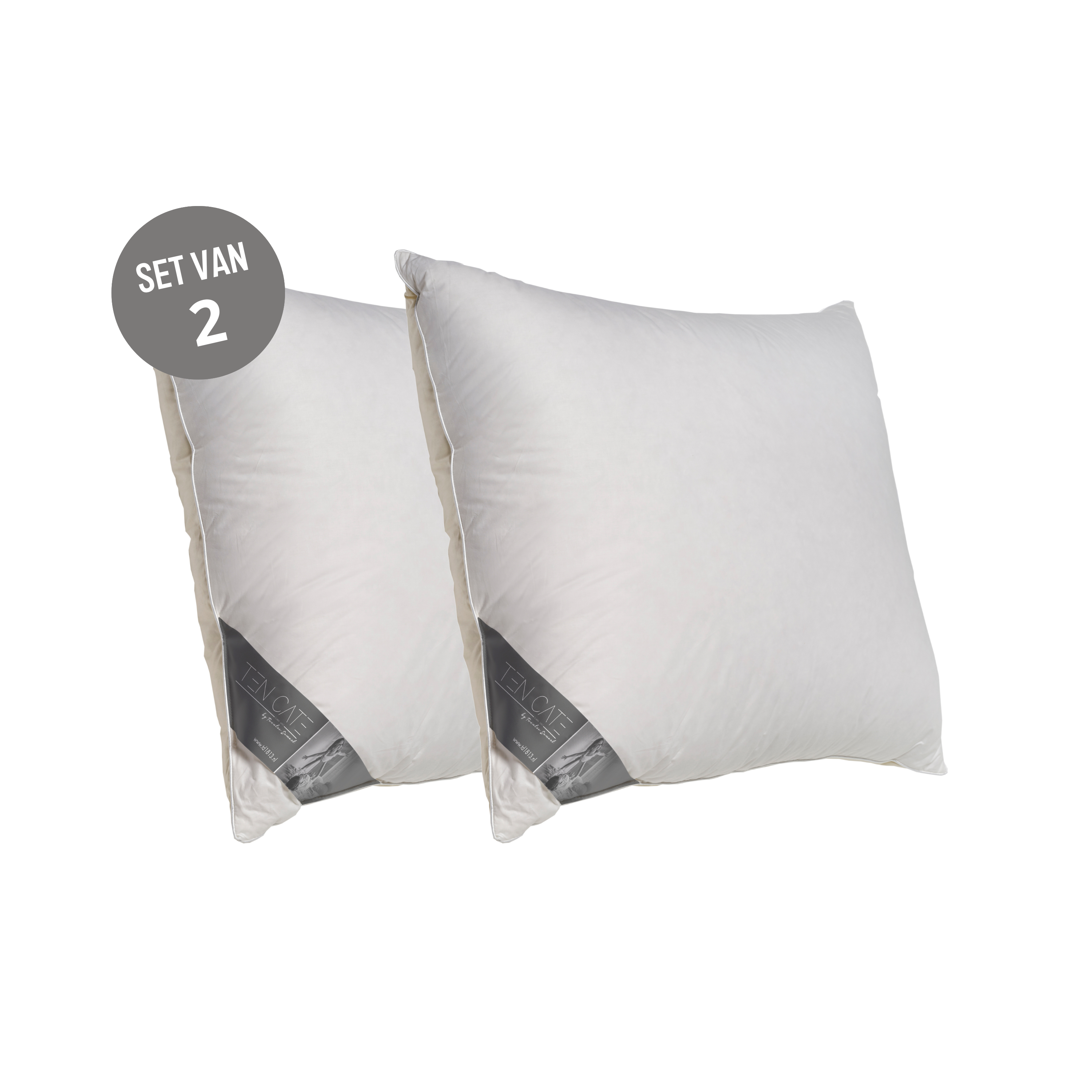 Ten Cate Double Face Eendendonzen Hoofdkussen 60x70 cm - Ten Cate Double Face Eendendonzen Hoofdkussen 60x70 cm -
